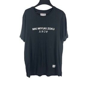 MKI Miyuki Zoku Logo Black Short Sleeve T-shirt US M